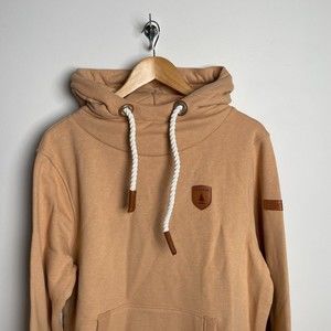Wanakome Men's Cascade Cookie Brown Pullover Hoodie Size Medium